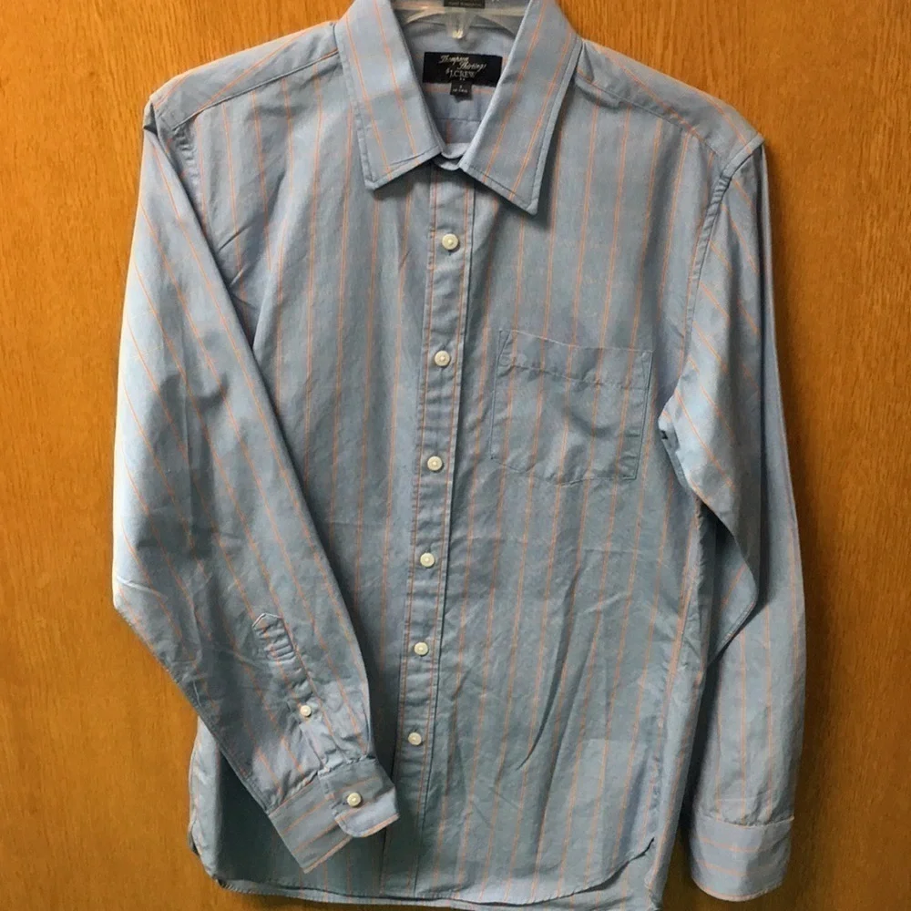 Mens J Crew Checkered Button Down Shirt